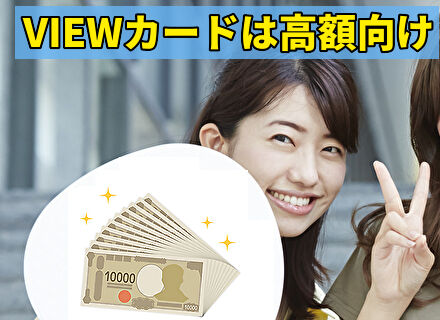 VIEWカードは高額向け